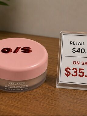 ONE/SIZE Ultimate Setting Powder - Soft Pink Jar